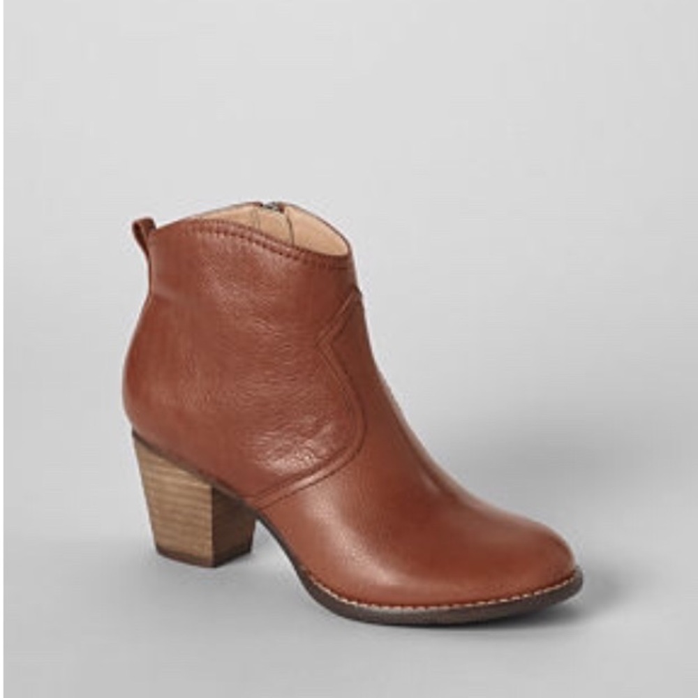 Lands' End Brown Ankle Boots